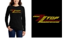 LA Pop Art Women's Word Art Long Sleeve T-shirt - ZZ Top